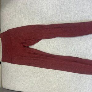 Lulu lemon 28inch Align Pant leggings (red/maroon/ pink speckled)